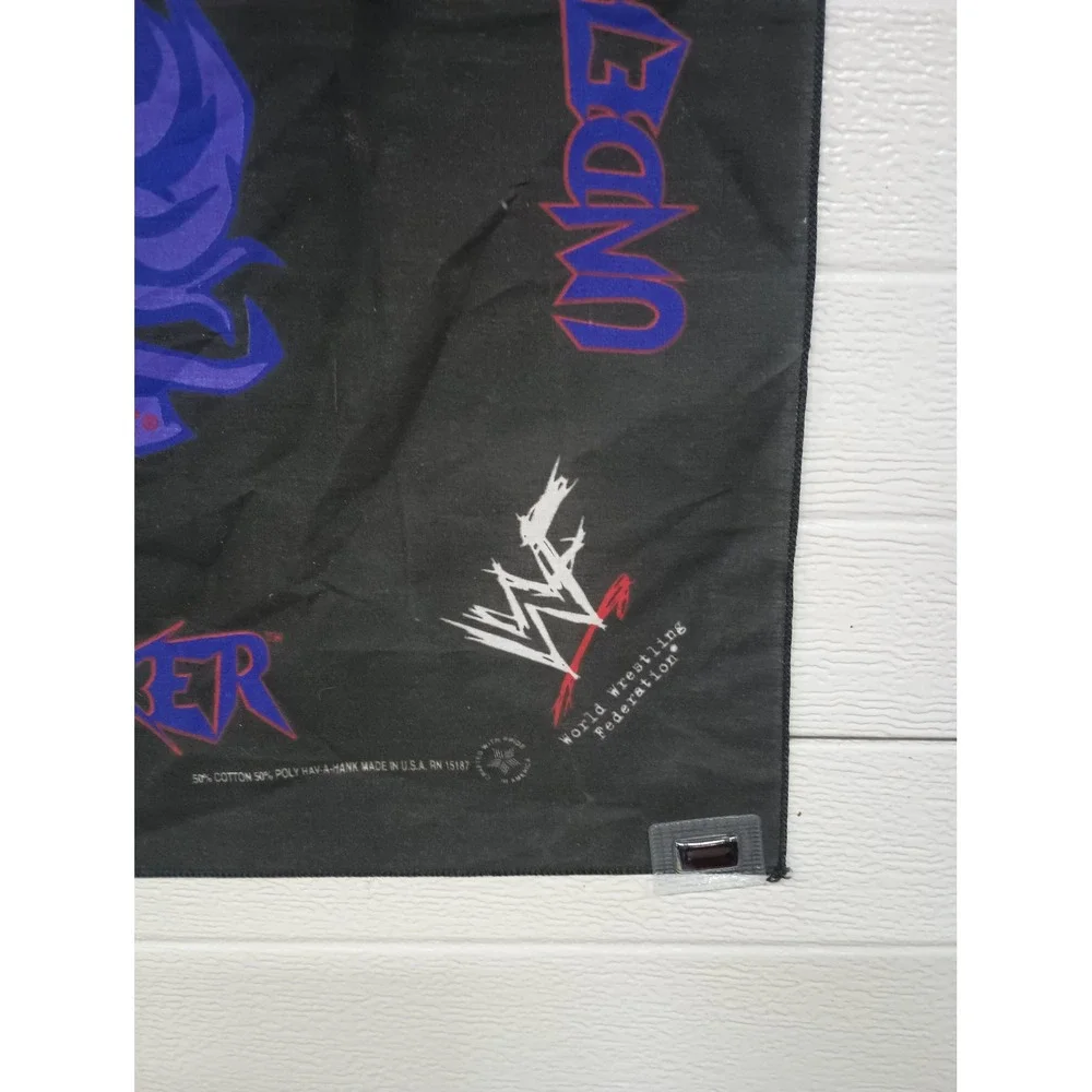 VINTAGE WWF WORLD WRESTLING FEDERATION THE UNDERTAKER TITAN SPORTS BANDANA NWT